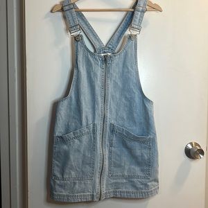 Jean overall dress